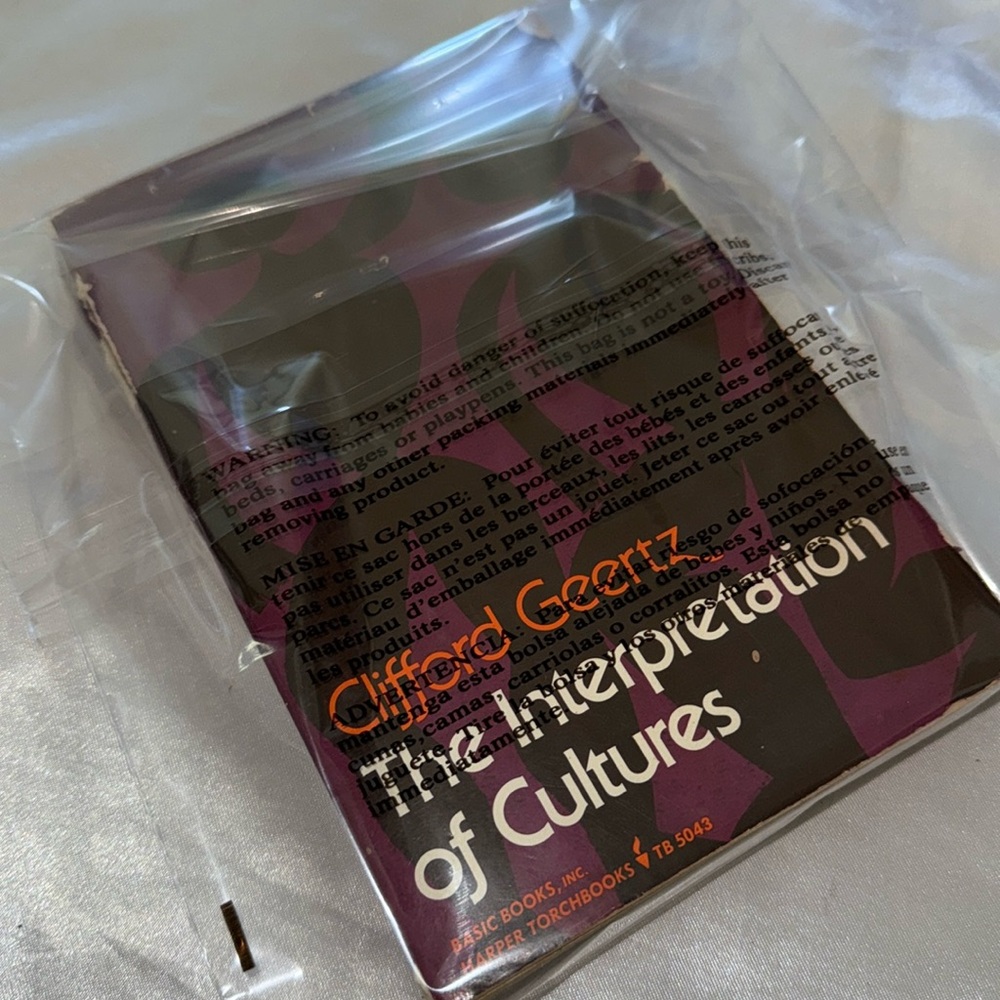 The Interpretation of Cultures - Clifford Geertz
